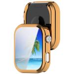 Carcasa cu protectie ecran BizonMobile Felipe compatibila cu Xiaomi Redmi Watch 6, Rose Gold 8 - lerato.ro