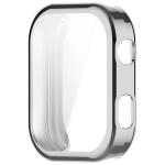 Carcasa cu protectie ecran BizonMobile Felipe compatibila cu Xiaomi Redmi Watch 6, Silver 8 - lerato.ro