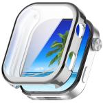 Carcasa cu protectie ecran BizonMobile Felipe compatibila cu Xiaomi Redmi Watch 6, Silver 2 - lerato.ro