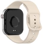 Curea din silicon BizonMobile compatibila cu Xiaomi Redmi Watch 6 / 5 / 4 / Smart Band 10 Pro / 9 Pro / 8 Pro, Bej 5 - lerato.ro