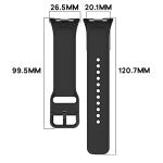 Curea din silicon BizonMobile compatibila cu Xiaomi Redmi Watch 6 / 5 / 4 / Smart Band 10 Pro / 9 Pro / 8 Pro, Negru 3 - lerato.ro