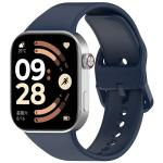 Curea din silicon BizonMobile compatibila cu Xiaomi Redmi Watch 6 / 5 / 4 / Smart Band 10 Pro / 9 Pro / 8 Pro, Dark Blue 2 - lerato.ro