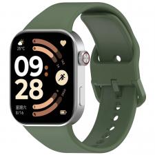 Curea din silicon BizonMobile compatibila cu Xiaomi Redmi Watch 6 / 5 / 4 / Smart Band 10 Pro / 9 Pro / 8 Pro, Verde