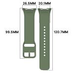 Curea din silicon BizonMobile compatibila cu Xiaomi Redmi Watch 6 / 5 / 4 / Smart Band 10 Pro / 9 Pro / 8 Pro, Verde 3 - lerato.ro