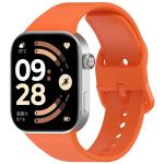 Curea din silicon BizonMobile compatibila cu Xiaomi Redmi Watch 6 / 5 / 4 / Smart Band 10 Pro / 9 Pro / 8 Pro, Portocaliu 2 - lerato.ro