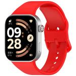 Curea din silicon BizonMobile compatibila cu Xiaomi Redmi Watch 6 / 5 / 4 / Smart Band 10 Pro / 9 Pro / 8 Pro, Rosu 2 - lerato.ro