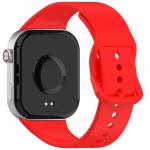 Curea din silicon BizonMobile compatibila cu Xiaomi Redmi Watch 6 / 5 / 4 / Smart Band 10 Pro / 9 Pro / 8 Pro, Rosu 5 - lerato.ro