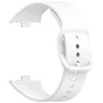 Curea din silicon BizonMobile compatibila cu Xiaomi Redmi Watch 6 / 5 / 4 / Smart Band 10 Pro / 9 Pro / 8 Pro, Alb 4 - lerato.ro