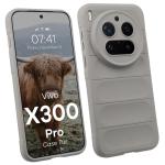 Carcasa Bizon Tur compatibila cu Vivo X300 Pro, Light Grey 3 - lerato.ro