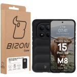 Carcasa Bizon Tur compatibila cu Xiaomi Redmi Note 15 Pro Plus 5G / POCO M8 Pro 5G, Negru 9 - lerato.ro