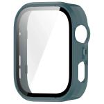 Carcasa cu protectie ecran din sticla securizata BizonMobile compatibila cu Huawei Watch Fit 4 Pro, Verde 4 - lerato.ro