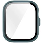 Carcasa cu protectie ecran din sticla securizata BizonMobile compatibila cu Huawei Watch Fit 4 Pro, Verde 9 - lerato.ro