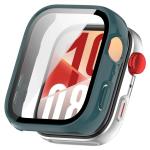 Carcasa cu protectie ecran din sticla securizata BizonMobile compatibila cu Huawei Watch Fit 4, Verde 2 - lerato.ro