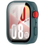 Carcasa cu protectie ecran din sticla securizata BizonMobile compatibila cu Huawei Watch Fit 4, Verde 6 - lerato.ro