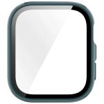 Carcasa cu protectie ecran din sticla securizata BizonMobile compatibila cu Huawei Watch Fit 4, Verde 9 - lerato.ro