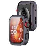 Carcasa cu protectie ecran BizonMobile Felipe compatibila cu Huawei Watch Fit 4 Pro, Gri 8 - lerato.ro