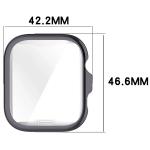 Carcasa cu protectie ecran BizonMobile Felipe compatibila cu Huawei Watch Fit 4 Pro, Gri 3 - lerato.ro