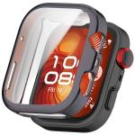 Carcasa cu protectie ecran BizonMobile Felipe compatibila cu Huawei Watch Fit 4 Pro, Gri 2 - lerato.ro