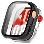 Carcasa cu protectie ecran din sticla securizata BizonMobile compatibila cu Huawei Watch Fit 4, Negru 2 - lerato.ro