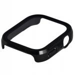 Carcasa cu protectie ecran din sticla securizata BizonMobile compatibila cu Huawei Watch Fit 4, Negru 7 - lerato.ro