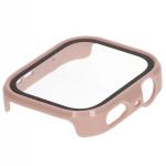 Carcasa cu protectie ecran din sticla securizata BizonMobile compatibila cu Huawei Watch Fit 4 Pro, Roz 7 - lerato.ro
