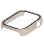 Carcasa cu protectie ecran din sticla securizata BizonMobile compatibila cu Huawei Watch Fit 4, Bej 7 - lerato.ro
