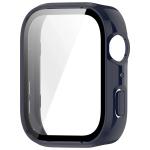 Carcasa cu protectie ecran din sticla securizata BizonMobile compatibila cu Huawei Watch Fit 4, Dark Blue 4 - lerato.ro