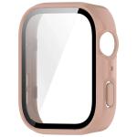 Carcasa cu protectie ecran din sticla securizata BizonMobile compatibila cu Huawei Watch Fit 4, Roz 4 - lerato.ro