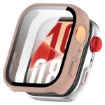 Carcasa cu protectie ecran din sticla securizata BizonMobile compatibila cu Huawei Watch Fit 4, Roz 2 - lerato.ro