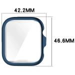 Carcasa cu protectie ecran BizonMobile Felipe compatibila cu Huawei Watch Fit 4 Pro, Dark Blue 3 - lerato.ro