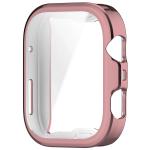 Carcasa cu protectie ecran BizonMobile Felipe compatibila cu Huawei Watch Fit 4 Pro, Roz 4 - lerato.ro