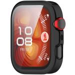 Carcasa cu protectie ecran BizonMobile Felipe compatibila cu Huawei Watch Fit 4 Pro, Negru 9 - lerato.ro