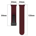 Curea din silicon Bizon Strap Watch Silicone L compatibila cu Huawei Watch Fit 4 Pro / Fit 4 / Fit 3, Burgundy 3 - lerato.ro