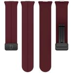 Curea din silicon Bizon Strap Watch Silicone L compatibila cu Huawei Watch Fit 4 Pro / Fit 4 / Fit 3, Burgundy 5 - lerato.ro
