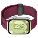 Curea din silicon Bizon Strap Watch Silicone L compatibila cu Huawei Watch Fit 4 Pro / Fit 4 / Fit 3, Burgundy 6 - lerato.ro