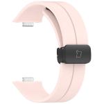 Curea din silicon Bizon Strap Watch Silicone L compatibila cu Huawei Watch Fit 4 Pro / Fit 4 / Fit 3, Roz 4 - lerato.ro