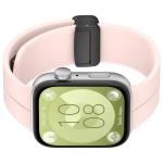 Curea din silicon Bizon Strap Watch Silicone L compatibila cu Huawei Watch Fit 4 Pro / Fit 4 / Fit 3, Roz 6 - lerato.ro