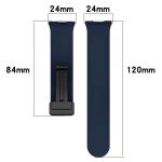 Curea din silicon Bizon Strap Watch Silicone L compatibila cu Huawei Watch Fit 4 Pro / Fit 4 / Fit 3, Dark Blue 4 - lerato.ro