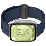 Curea din silicon Bizon Strap Watch Silicone L compatibila cu Huawei Watch Fit 4 Pro / Fit 4 / Fit 3, Dark Blue 6 - lerato.ro