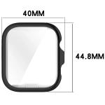 Carcasa cu protectie ecran BizonMobile Felipe compatibila cu Huawei Watch Fit 4, Negru 3 - lerato.ro