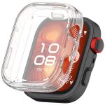 Carcasa cu protectie ecran BizonMobile Felipe compatibila cu Huawei Watch Fit 4, Transparent 2 - lerato.ro