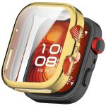Carcasa cu protectie ecran BizonMobile Felipe compatibila cu Huawei Watch Fit 4, Gold 2 - lerato.ro