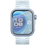 Set 2 folii protectie Bizon Glass Watch Film Sun compatibile cu Huawei Watch Fit 4 Pro, Transparent 3 - lerato.ro