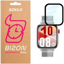 Folie sticla hibrid Bizon Watch Edge Hybrid compatibile cu Huawei Watch Fit 4, Negru