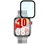 Folie sticla hibrid Bizon Watch Edge Hybrid compatibile cu Huawei Watch Fit 4, Negru 6 - lerato.ro