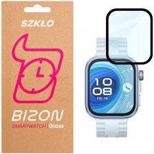 Folie sticla hibrid Bizon Watch Edge Hybrid compatibile cu Huawei Watch Fit 4 Pro, Negru