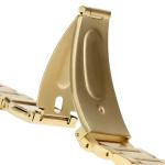 Curea din otel inoxidabil Bizon Strap Watch Aura compatibila cu Huawei Watch Fit 4 Pro / Fit 4 / Fit 3, Gold 4 - lerato.ro