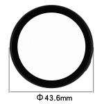 Carcasa cu protectie ecran din sticla securizata BizonMobile compatibila cu Huawei Watch GT6 41mm, Negru 3 - lerato.ro