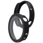 Carcasa cu protectie ecran din sticla securizata BizonMobile compatibila cu Huawei Watch GT6 41mm, Matte Black 5 - lerato.ro