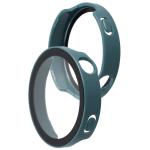 Carcasa cu protectie ecran din sticla securizata BizonMobile compatibila cu Huawei Watch GT6 41mm, Verde 5 - lerato.ro
